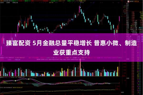 臻富配资 5月金融总量平稳增长 普惠小微、制造业获重点支持