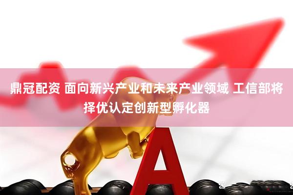 鼎冠配资 面向新兴产业和未来产业领域 工信部将择优认定创新型孵化器